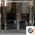 Minimalist QR Code Business Opening Hours Black