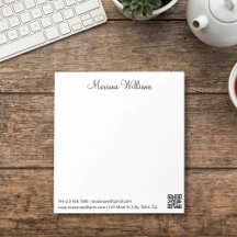 minimalist qr code  business trendy chic