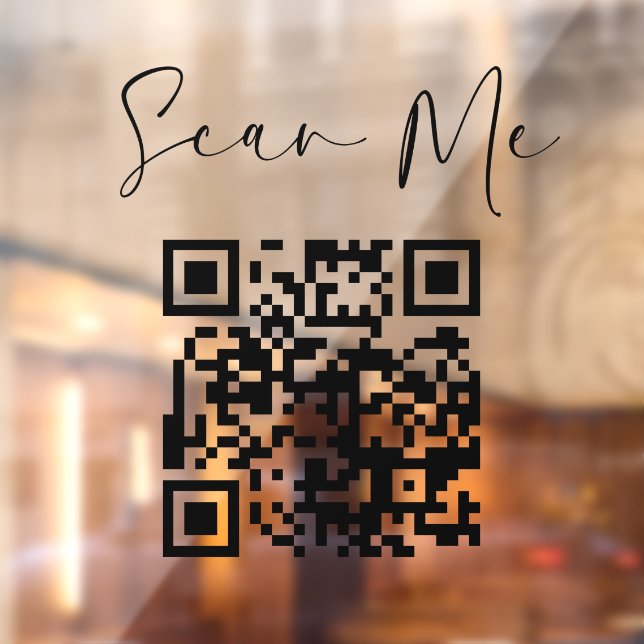Minimalist QR Code Scan Me Business (Sheet 2)