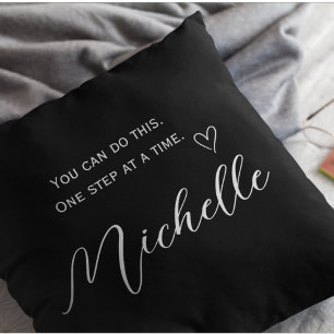 Minimalist Quote You Can Do This Personalized Cushion