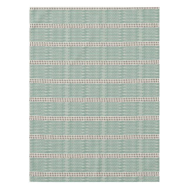 Minimalist raffia mesh lines strokes dashed muted  tablecloth (Front)
