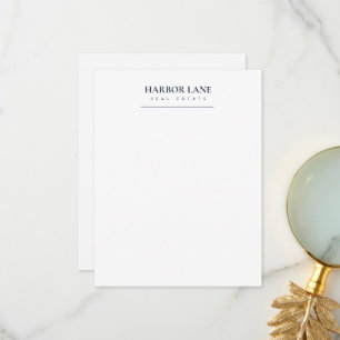 Minimalist Real Estate Editable Business Thank You Card