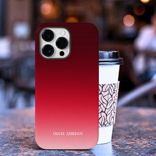 Minimalist Red Case-Mate iPhone 14 Pro Max Case