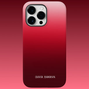 Minimalist Red Case-Mate iPhone 14 Pro Max Case