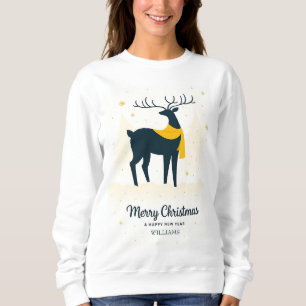  Minimalist Reindeer   Merry Christmas  Sweatshirt