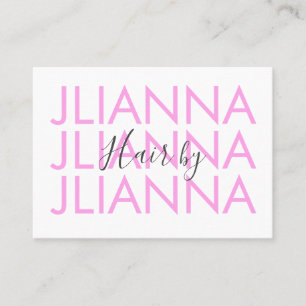 Minimalist Repeat Makeup Salon Nails Eyelashes   Business Card