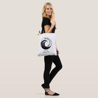 Minimalist Replace logo & Custom Text Tote Bag