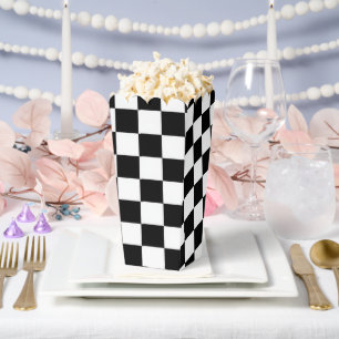 Minimalist Retro Chequered – Monochrome Streetwear Favour Box