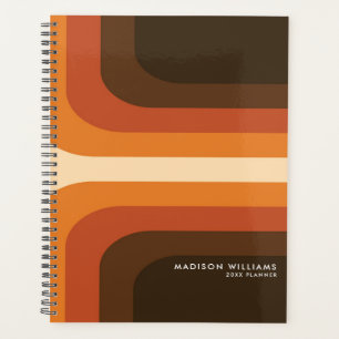 Minimalist Retro Stripes Planner