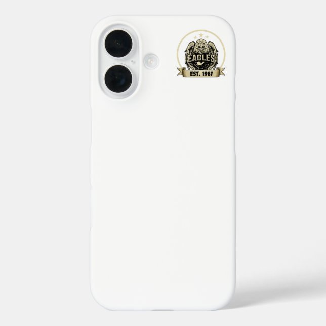 Minimalist Retro Style Checkerboard Dots iPhone 16 Case-Mate iPhone Case (Back)