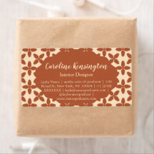 Minimalist Return Address Labels | Custom sticker