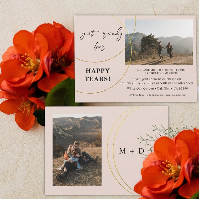 Minimalist Rings Engagement Party Invitation (Creator Uploaded)