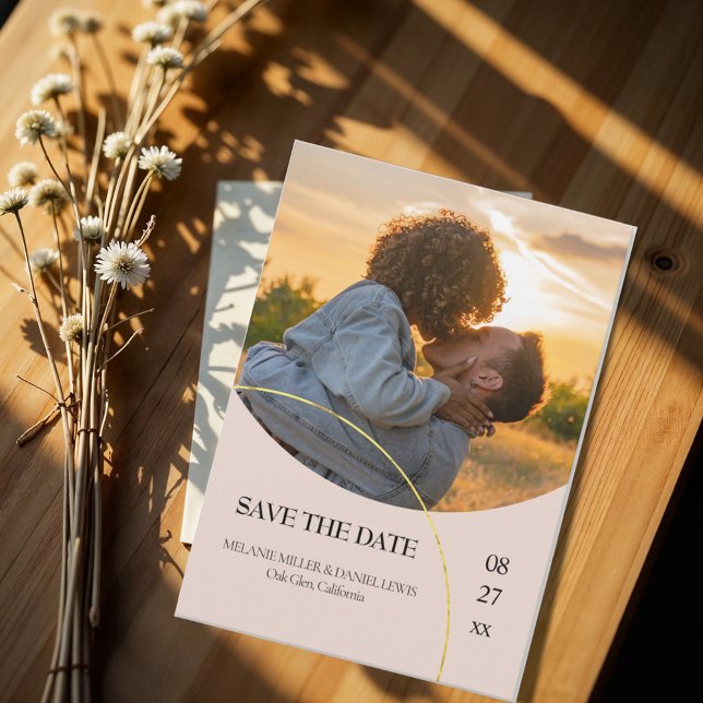 Minimalist Rings "Save The Date" Invitation (Creator Uploaded)