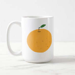 Minimalist Ripe Orange Fruit Kitchen Decor Coffee Mug