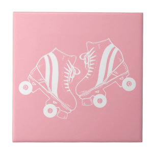 Minimalist Roller Skates Roller Skating Pink   Tile