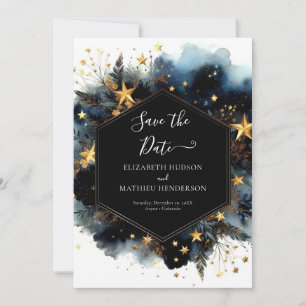 Minimalist Romance Celestial Wedding Save The Date