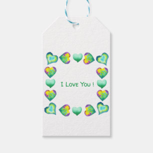Minimalist  Romantic I Love You Valentine's Day    Gift Tags