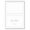 Minimalist Rose Gold Wedding Place Cards