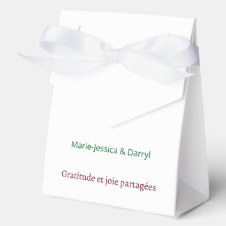 Minimalist Royal Wedding Favor Box