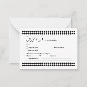 Minimalist RSVP Card