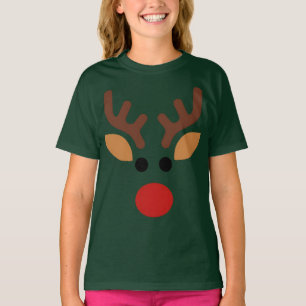 Minimalist Rudolph Reindeer T-Shirt