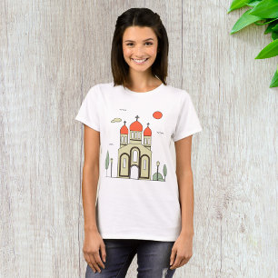 Minimalist Russian Orthodox Church T-Shirt