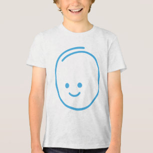 Minimalist Sadness Icon Tri-Blend Shirt