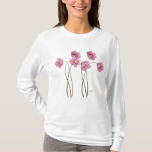 Minimalist Sage and Blush Watercolor Tshirt