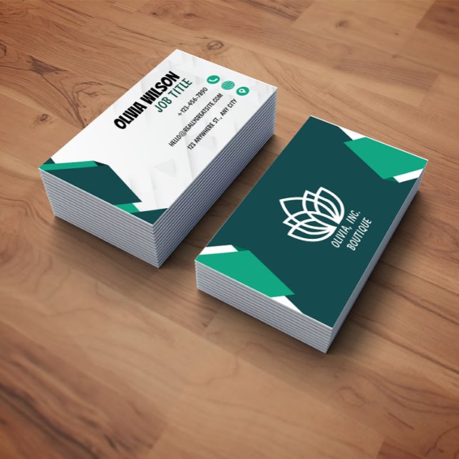 Minimalist Sage Green and White Business Card (Creator Uploaded)