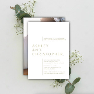 Minimalist Sage Green Isolated Names Photo Wedding Invitation