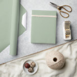 Minimalist Sage Green Plain Solid Colour  Wrapping Paper<br><div class="desc">Introducing our Minimalist Sage Green Plain Solid Colour Wrapping Paper, the perfect blend of simplicity and elegance for all your gift-wrapping needs. This wrapping paper features a serene sage green hue, offering a minimalist yet sophisticated look that suits any occasion. Whether wrapping gifts for birthdays, holidays, or special events, its...</div>