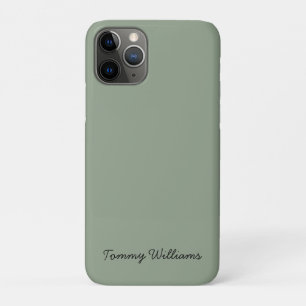 Minimalist Sage Green Professional Simple Case-Mate iPhone Case