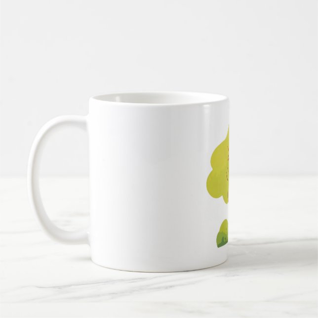 Minimalist Sage Green Tree Classic Mug  (Left)