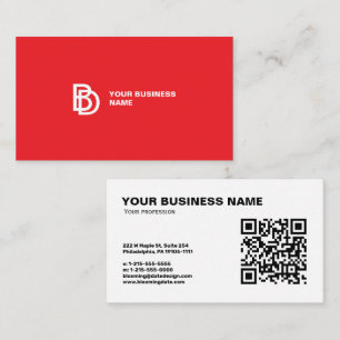 Minimalist Sample Business Card Template – Modern 