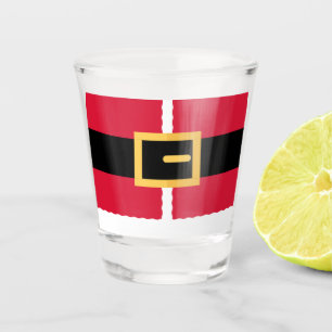 Minimalist Santa Christmas Shot Glass