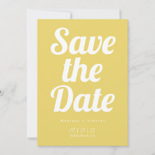 Minimalist Save the Date