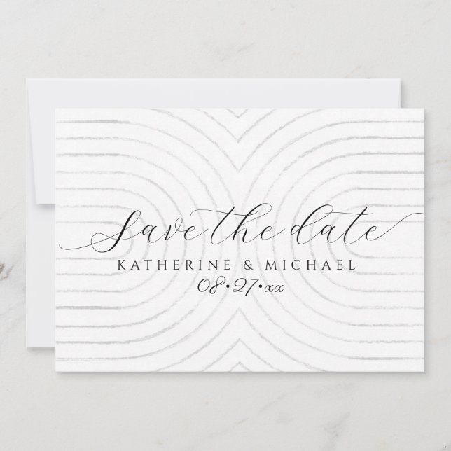 Minimalist Save the date card (Front)