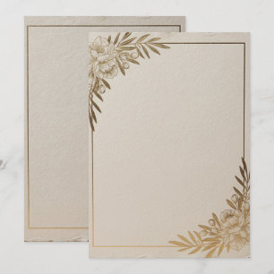 Minimalist Save the Date Card Elegant Botanical