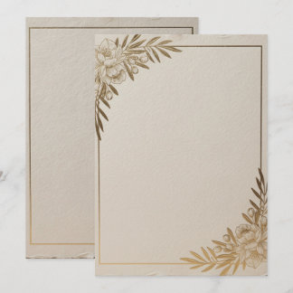 Minimalist Save the Date Card | Elegant Botanical 