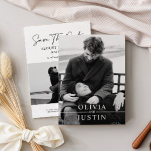 Minimalist Save the Date Invitation