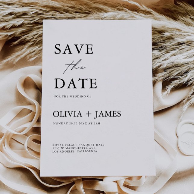 Minimalist Save the Date Template (Minimalist Save the Date Template)