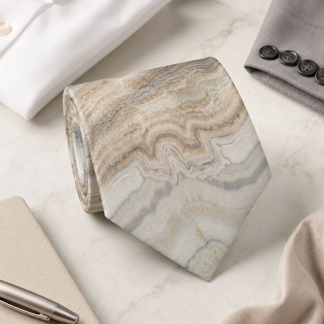 minimalist scandinavian granite brown grey marble tie (minimalist scandinavian granite brown grey marble neck tie)