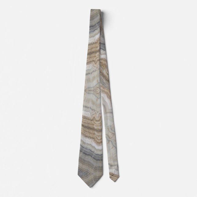minimalist scandinavian granite brown grey marble tie (Front)