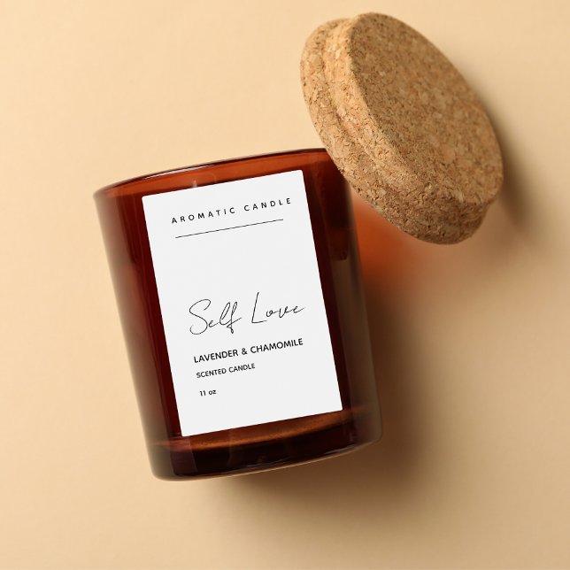 Minimalist Scented Candle Label (Creator Uploaded)