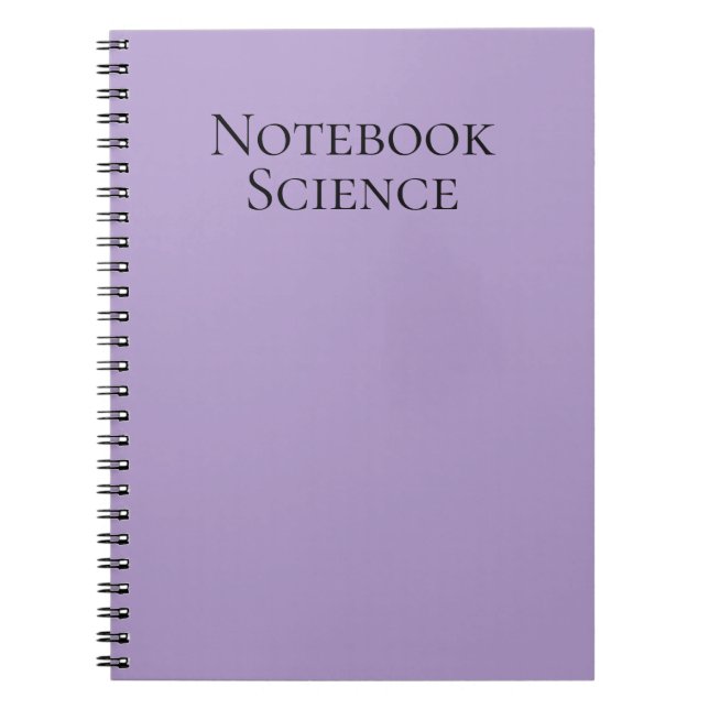 Minimalist Science Notebook (Front)