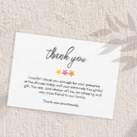 Minimalist Script Baby Shower Co-ordinate