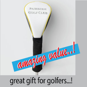 Minimalist Script 🎨⛳ Creative Genius Golf Head Cover