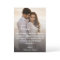Minimalist Script Faded Photo Wedding Thank You