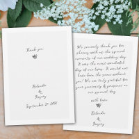 Minimalist Script Hand Written Typography Wedding