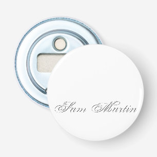 Minimalist Script Lovely 3d Monogram Bottle Opener
